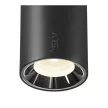 NUMINOS® XS 48V fekete-króm 4000K 40° 1.5m -es függesztett LED spot lámpa 48V-os alacsony feszültségű sínhez