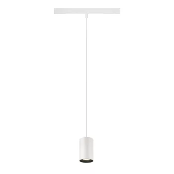   NUMINOS® XS 48V fehér-fekete 4000K 40° 1.5m -es függesztett LED spot lámpa 48V-os alacsony feszültségű sínhez