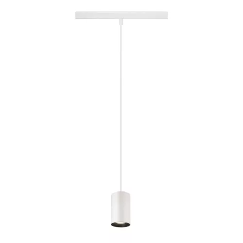 NUMINOS® XS 48V fehér-fekete 4000K 40° 1.5m -es függesztett LED spot lámpa 48V-os alacsony feszültségű sínhez