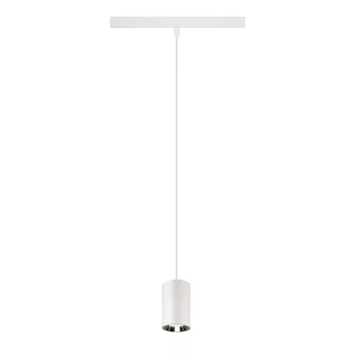 NUMINOS® XS 48V fehér-króm 4000K 55° 1.5m -es függesztett LED spot lámpa 48V-os alacsony feszültségű sínhez