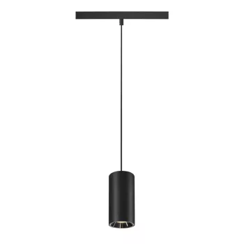   NUMINOS® S 48V fekete-króm 16W 1050lm 3000K CRI90 55° függesztett LED spot lámpa 48V-os alacsony feszültségű sínhez