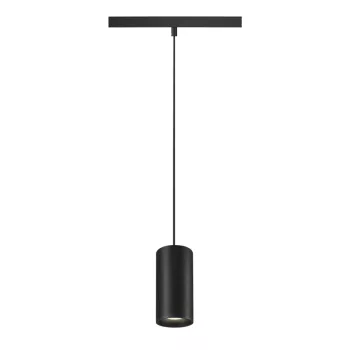   NUMINOS® S 48V fekete 4000K 20° 1.5m -es függesztett LED spot lámpa 48V-os alacsony feszültségű sínhez