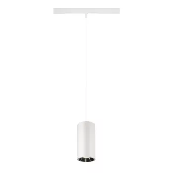   NUMINOS® S 48V fehér-króm 4000K 40° 1.5m -es függesztett LED spot lámpa 48V-os alacsony feszültségű sínhez