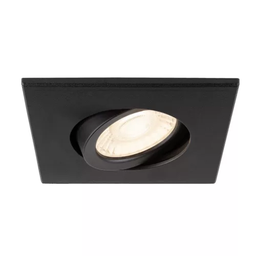 UNIVERSAL DOWNLIGHT fekete szögletes lámpa burkolat
