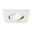 UNIVERSAL DOWNLIGHT fehér szögletes lámpa burkolat