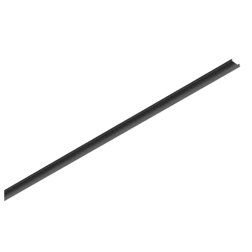 48V SYSTEM COVER fekete 26mm széles 2m -es sín takaró profil 48V-os alacsony feszültségű felületre szerelt sínhez