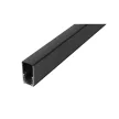 48V SYSTEM COVER fekete 26mm széles 2m -es sín takaró profil 48V-os alacsony feszültségű felületre szerelt sínhez