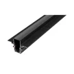 48V SYSTEM COVER fekete 26mm széles 2m -es sín takaró profil 48V-os alacsony feszültségű felületre szerelt sínhez