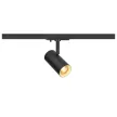 NOBLO SPOT fekete dim-to-warm dimmelhető állítható LED spot lámpa 1 fázisú sínhez
