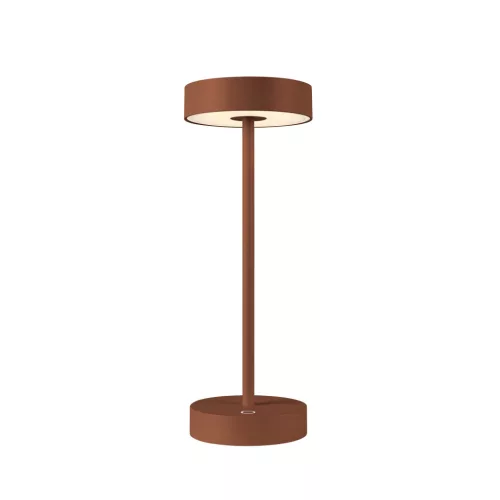 VINOLINA rozsda újratölthető fényerőszabályozós mobil kültéri asztali lámpa