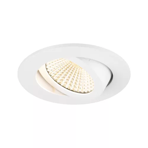 NEW TRIA 68 fehér 3000K 60° kerek billenthető mennyezeti süllyesztett LED spot lámpa