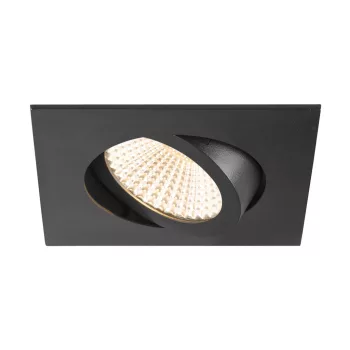   NEW TRIA 68 fekete 2700K 60° szögletes billenthető mennyezeti süllyesztett LED spot lámpa