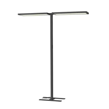   WORKLIGHT PRO fekete szabadon álló mozgás és fényérzékelős dimmelhető professzionális munkaasztal megvilágító állólámpa