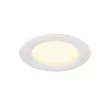 DOWNLIGHT V 100 fehér lapos mennyezeti süllyesztett lámpakeret
