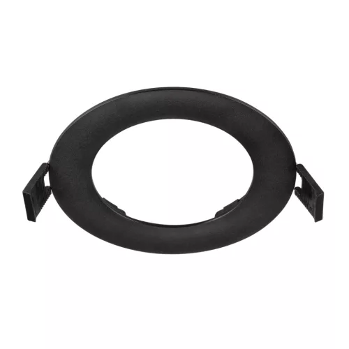 DOWNLIGHT V 100 fekete lapos mennyezeti süllyesztett lámpakeret