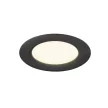 DOWNLIGHT V 100 fekete lapos mennyezeti süllyesztett lámpakeret
