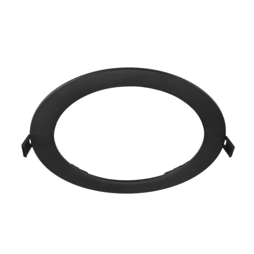 DOWNLIGHT V 200 fekete lapos mennyezeti süllyesztett lámpakeret