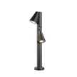 T-TUBE 70 POLE SENSOR fekete GU10 IP44 duplafejű mozgásérzékelős kültéri állólámpa