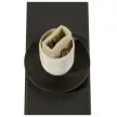 SUN fehér-fekete G9 fali gömb lámpa
