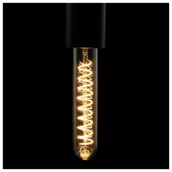   LED TUBE SOFT SPIRAL átlátszó E27 6W 2200K spirál alakú dimmelhető filament LED izzó