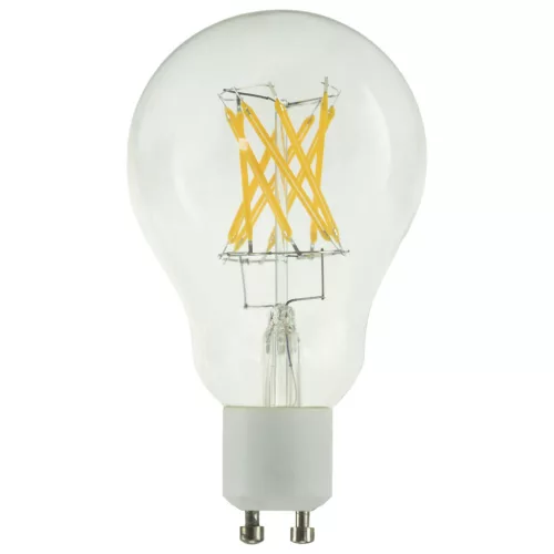 LED A60 CROSSED átlátszó GU10 5W 2200K dimmelhető filament LED izzó