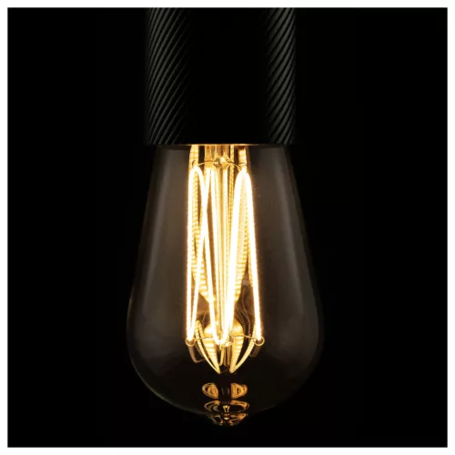 LED RUSIKA SOFT CAGE átlátszó E27 6W 2200K dimmelhető filament LED izzó