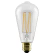 LED RUSIKA SOFT CAGE átlátszó E27 6W 2200K dimmelhető filament LED izzó