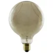 LED ILLUSION GLOBE 125 szürke E27 6W 1900K 2 szálas füstüveg dimmelhető filament LED izzó