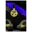 LED ILLUSION GLOBE 125 szürke E27 6W 1900K 2 szálas füstüveg dimmelhető filament LED izzó