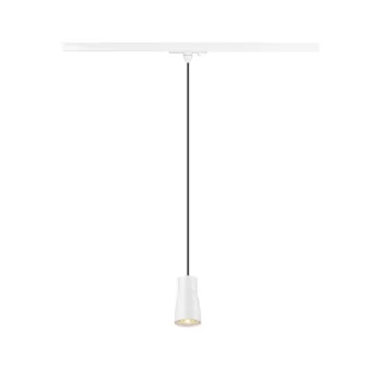   PURI 2.0 DOME fehér GU10 függesztett spot lámpa 1 fázisú sínhez