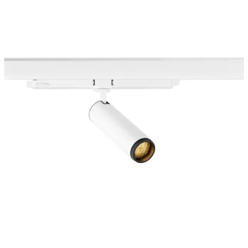   GRIP! M fehér-fekete dim-to-warm DALI hengeres dimmelhető állítható LED spot lámpa 3 fázisú sínhez