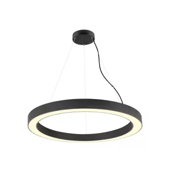   MEDO RING 90 fekete Phase 110° kerek állítható színhőmérsékletű dimmelhető függesztett LED lámpa