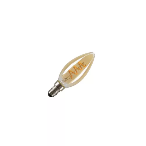 LEDC35 arany színű E14 2W 1800K filament LED izzó