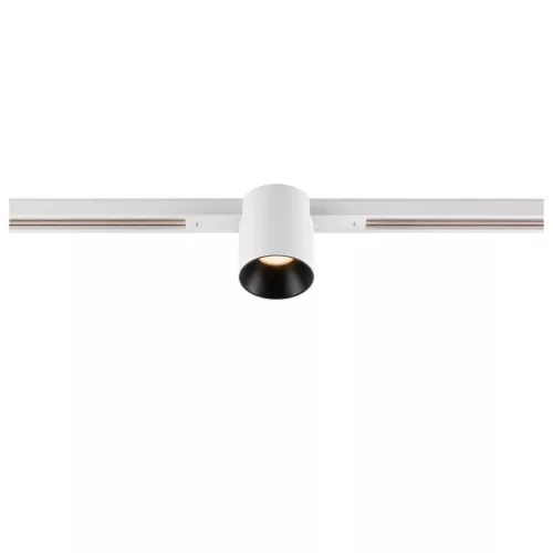 FIX-IT! 48V DALI fehér-fekete 2700K 6.6W 36° kerek LED spot lámpa 48V felületre szerelt alacsony feszültségű sínhez