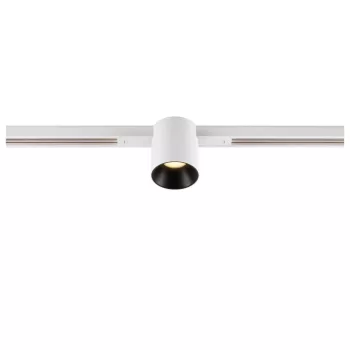   FIX-IT! 48V DALI fehér-fekete 2000-3000K 7.4W 36° kerek LED spot lámpa 48V felületre szerelt alacsony feszültségű sínhez
