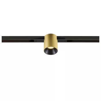   FIX-IT! 48V DALI arany-fekete 2000-3000K 7.4W 36° kerek LED spot lámpa 48V felületre szerelt alacsony feszültségű sínhez