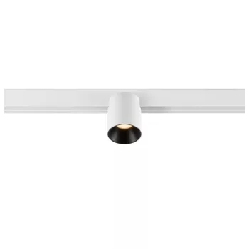   FIX-IT! 48V DALI fehér-fekete 2700K 6.6W 36° kerek LED spot lámpa 48V felületre szerelt alacsony feszültségű magasított sínhez
