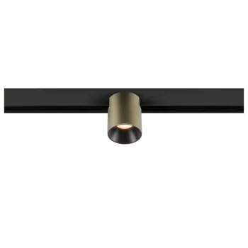   FIX-IT! 48V DALI bronz-fekete 2700K 6.6W 36° kerek LED spot lámpa 48V felületre szerelt alacsony feszültségű magasított sínhez