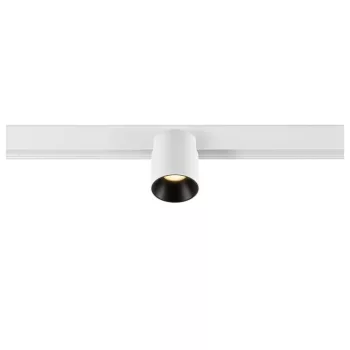   FIX-IT! 48V DALI fehér-fekete 3000K 6.6W 36° kerek LED spot lámpa 48V felületre szerelt alacsony feszültségű magasított sínhez
