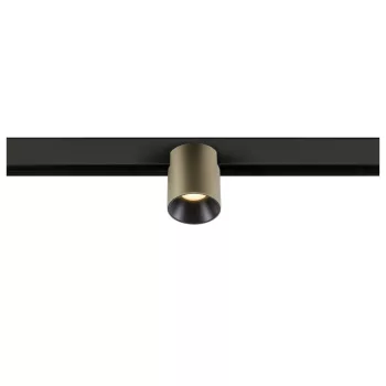   FIX-IT! 48V DALI bronz-fekete 2000-3000K 7.4W 36° kerek LED spot lámpa 48V felületre szerelt alacsony feszültségű magasított sínhez