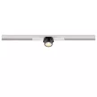 FIX-IT! 48V DALI fehér-fekete 2700K 6.6W 36° szögletes LED spot lámpa 48V felületre szerelt alacsony feszültségű sínhez