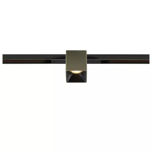 FIX-IT! 48V DALI bronz-fekete 3000K 6.6W 36° szögletes LED spot lámpa 48V felületre szerelt alacsony feszültségű sínhez