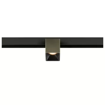   FIX-IT! 48V DALI bronz-fekete 2700K 6.6W 36° szögletes LED spot lámpa 48V felületre szerelt alacsony feszültségű magasított sínhez