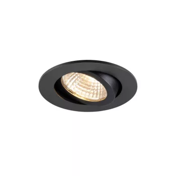   NEW TRIA 68 fekete AIRTIGHT dimmelhető mennyezetbe süllyesztett spot LED lámpa