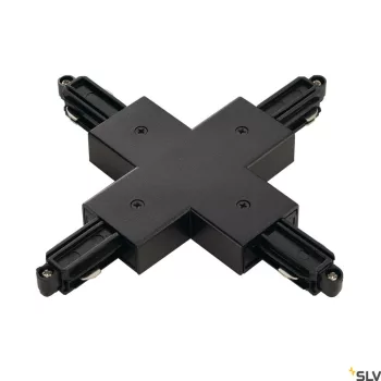 SLV ONE-TRACK SURFACE 143160 fekete kereszt elágazás 1 fázisú felületre szerelhető sínhez
