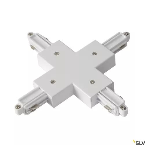 SLV ONE-TRACK SURFACE 143161 fehér kereszt elágazás 1 fázisú felületre szerelhető sínhez