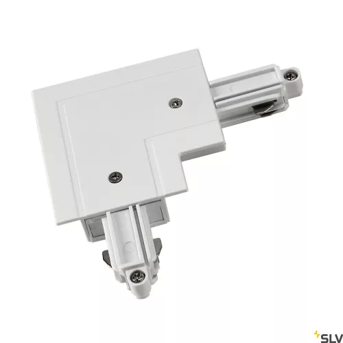 SLV ONE-TRACK RECESSED 143251 fehér 1 fázisú süllyesztett sín sarok csatlakozó elem