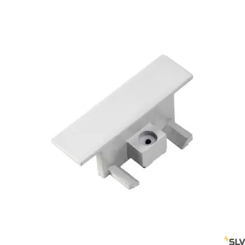 SLV ONE-TRACK RECESSED 143281 fehér végzáró 1 fázisú süllyesztett sínhez