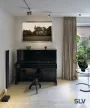 SLV BIMA 1 ONE-TRACK 143442 szürke állítható spot lámpa 1 fázisú sínhez