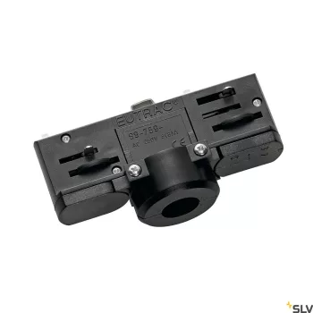 SLV EUTRAC / S-TRACK 145990 fekete univerzális lámpa függesztő adapter 3 fázisú sínhez